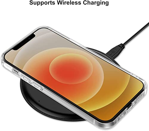 Image of NISHTECH for iPhone 12 Mini 5G Premium Transparent Hybrid Soft Slim Dust Proof Back Case Cover Silicone with Camera Protection