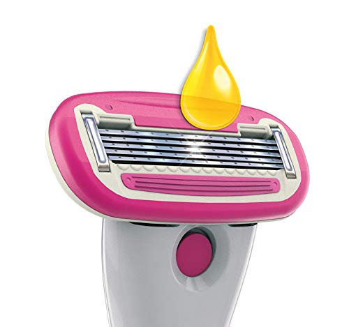 Amazon-Marke: Solimo 5-Klingen-Damenrasierer mit 3-in-1-Trimmer und 4 Ersatzklingen - Image 4
