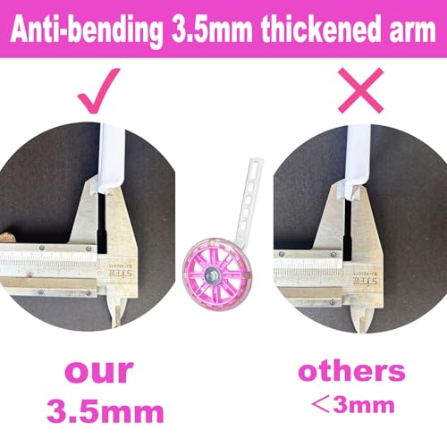 Image of DDJKCZ Training Wheels Flash Mute Wheel Bicycle Compatible for Bikes of 12 14 16 18 20 Inch