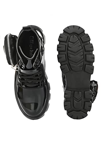 Image of Eego Italy Lace Up Chunky Boots