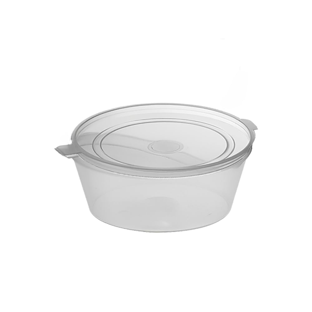 1000 tarros de salsa de plástico PP 60 ml con tapa con bisagras – prácticos para salsas, salsa, salsa de salsa, mayonesa, condimentos y porciones individuales para llevar