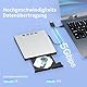 Externes CD DVD Laufwerk USB 3.0 Typ-C, CD Laufwerk Extern USB mit SD/TF-Kartenleser, Externes CD Laufwerk für Laptop,Portable Externer DVD Brenner für Laptop MacBook Windows XP/7/8/10/11 MacOS Linux
