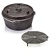 Produktbild Petromax Feuertopf ft12-t Planer Boden (Dutch Oven) Set mit Stapelrost aus Gusseisen