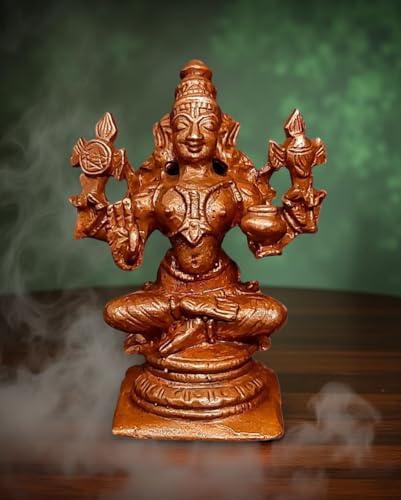 Image of God Dhanvantri Murti Copper Idol - 1.7 in - Pack of 1