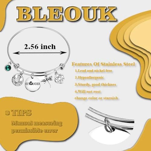 BLEOUK Dragonfly Charms Bracelet for TV Show Fans Gift Merchandise2