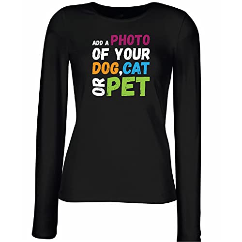 T-shirt personnalisé avec photo de chien ou chat : le cadeau idéal pour femme