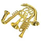 Photo Gallery hemobllo 4pezzi mini di strumento musicale in plastica miniatura di sassofono per collezione accessori decorativi per casa delle bambole regali per feste Photo Gallery hemobllo 4pezzi mini di strumento musicale in plastica miniatura di sassofono per collezione accessori decorativi per casa delle bambole regali per feste