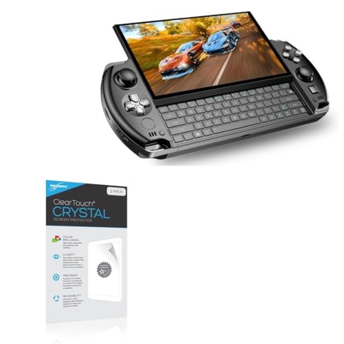 BoxWave Screen Protector Compatible with GPD Win 4 (2023) - ClearTouch Crystal (2-Pack), HD Film Skin - Shields from Scratches