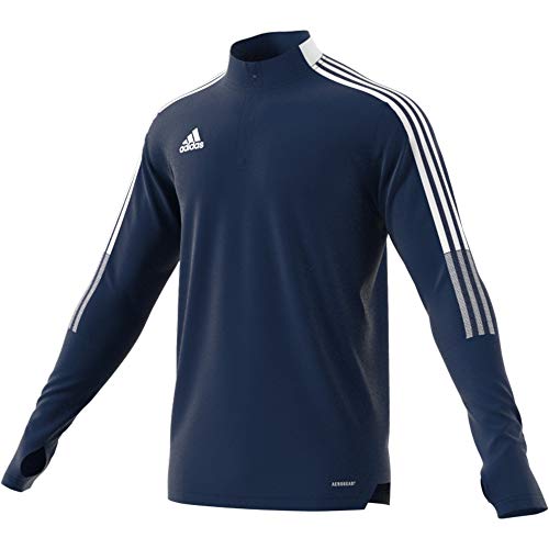 adidas Mens Track Top Tiro 21 Training Top, Team Navy Blue, GE5426, Size S
