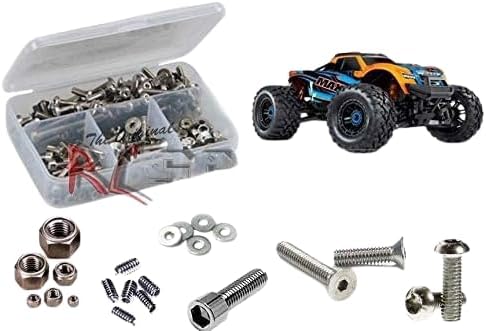 RCScrewZ Kit de tornillos de acero inoxidable tra089 compatible con Traxxas Maxx 110th Monster 89076-4