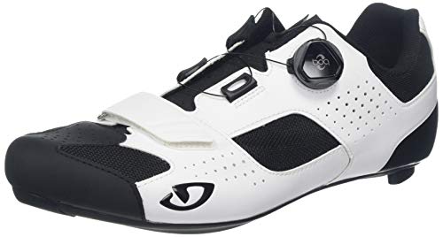 Giro Trans Boa Mens Road Cycling Shoe − 47, White/Black (2020)