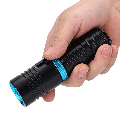 Lampe de poche de plongée sous-marine torche étanche rechargeable BAJIE