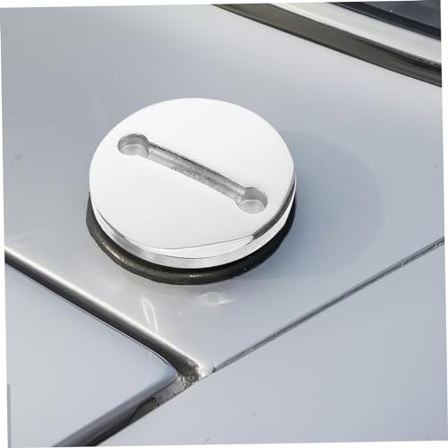 KOMBIUDA Marine Tankdop Tankdop Brandstof Kan Vervanging Cap Gas Tank Deur Marine Boot Cap Boot Gas Cap Marine Accessoires Gas Cap Vervanging Brandstof Kan Cap Gas Kan Cap Roestvrij Staal - Afbeelding 4