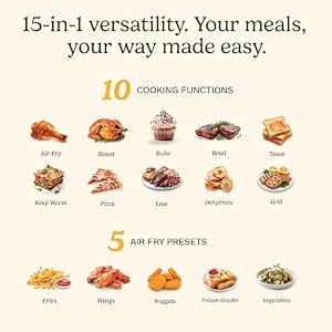 Cuisinart Air Fryer Toaster Oven Combo, 15-in-1, Extra-Large, 0.9 cu. ft. — photo 5 of 6