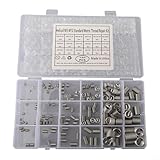 Jotekonoby Helicoil - Kit de reparación de roscas métricas de 140 piezas para inserto de acero inoxidable para roscas dañadas, compatible con aluminio y acero al magnesio, Reus