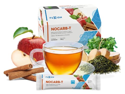 No Carb-T  Sugar-Free Herbal Drink Mix  28 Sticks  Caffeine-Free  Natural Flavor  Fiber and Zinc Blend