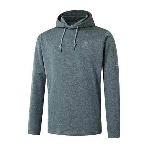 Image of M MAELREG Hoodies for Men Golf Fleece Hooded Sweatshirts Dry Fit Athletic Lightweight Casual Midlayer Mens Hoodies Pullover