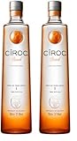Cîroc Peach Vodka - 700 ml (Paquete de 2)