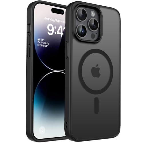 Image of CACOE Magnetic Case for iPhone 14 Pro Max 6.7 inch, Matte Black