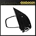 Dasbecan Left Driver Side Door Mirror Mirror Compatible with Nissan Frontier 2005-2021 Nissan Pathfinder 2005-2012 Non-Heated Manual folding Power Glass Black 3pins