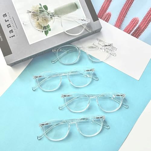 Image of 5 Pairs Reading Glasses - Standard Fit Spring Hinge Readers Glasses for Men and Women