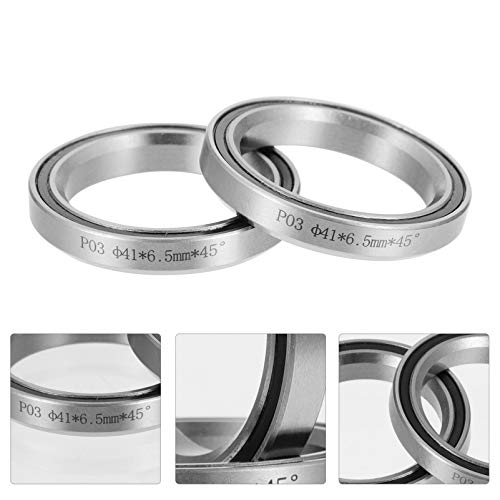 BESPORTBLE 2Pcs Rolamentos de Bicicleta Leve Bicicleta Headset Selado Rolamento Anel de Aço Peças de