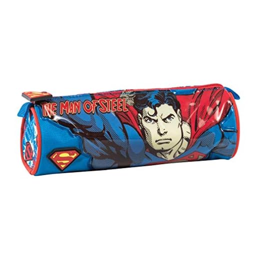 Graffiti Superman Estuches, 22 cm, Azul (Blue)