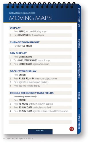 Garmin/King Combo GNS 430/530/480/KLN94 Qref Checklist (Qref Avionics Quick Reference)      Spiral-bound – January 1, 2009