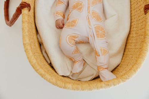 Image of Copper Pearl Zip-Up Footie Baby Pajamas - Soft Newborn Onesies for Boys & Girls, Tag-Free with Two-Way Zipper Baby Sleepers for Newborn - 24 Months, Cutie