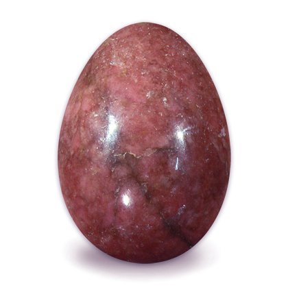 Rhodonite Crystal Egg ~48mm