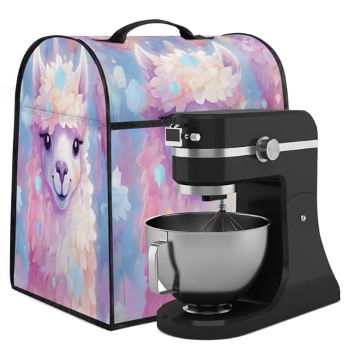Coffee Maker Cover Alpaca Animal Kitchen Appliance Covers Small Appliance Covers Blender Cover Juicer Cover Dust Covers for Kitchen Appliances with Top Handle and Pockets,Washable,C711
