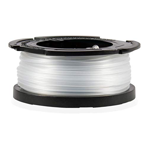 LIYYOO Line String Trimmer Spool 30ft 0.065" for Black and Decker String Trimmer AF-100 Autofeed Spool，10-Pack (8 Spool, 2 Trimmer Cap)