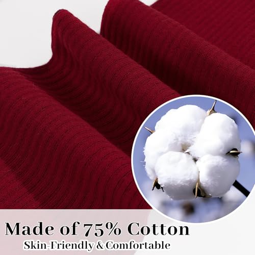 Image of Plus Size Thigh High Socks for Women Thick Thighs Cotton Knit Extra Long Over the Knee Leg Warmer