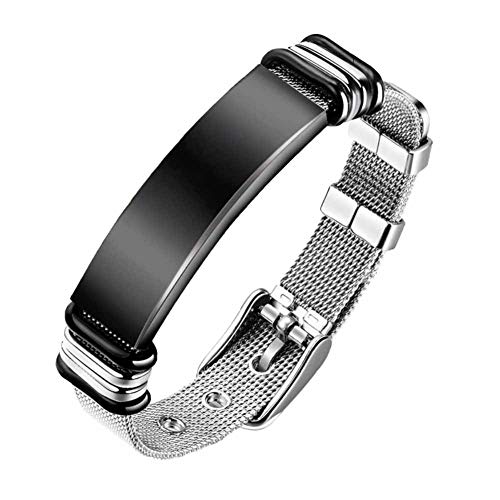 Da.Wa Montre Net Avec Bracelet Incurvé Bracelet En Acier Au Titane Noir Pour Hommes ConçU Pour Les Hommes
