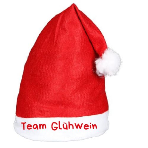 Alsino Witzige Weihnachtsmütze Nikolausmütze mit Spruch Sprüche...