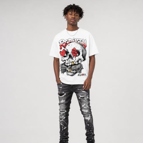 Image of DopeSkill Halloween Graphic Tee Streetwear Hip Hop Hypebeast Unisex T-Shirt Sneaker Colour Matching Shirts Spooky Graphic