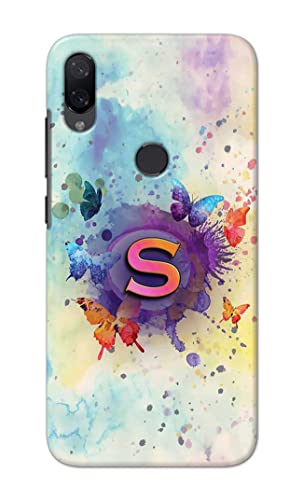 Image of Printed Hard Back Cover Case for Mi Play Back Cover (Alphabet S) -203