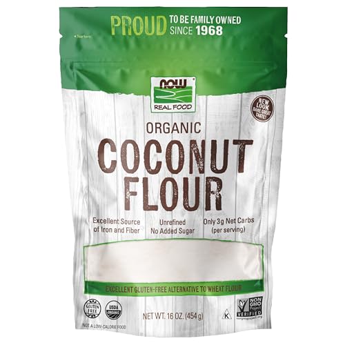 NOW Foods Organic Coconut Flour,16-Ounce