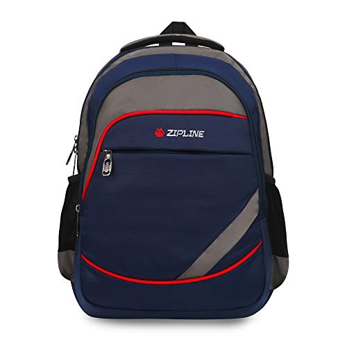 Zipline Casual backpack School bags for boys & Girls |35L Water Resistant backpack bags for women|Stylish,Lightweight,Durable|College bag for boys