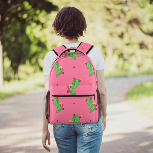 Bolsa de libros con flores naturales y compartimento para laptop 6
