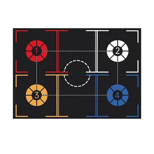 RAIN QUEEN バスケ練習用トレーニングマット ドリブルトレーニングマット 120×86cm 滑り止め 静音 厚さ3㎜ 練習マット バスケットボール 器具 グッズ ドリブル練習 室内 大人向け