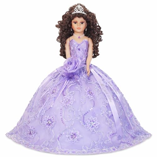 Muñeca Última Quinceañera con Vestido Sombrilla 18" miniatura 1