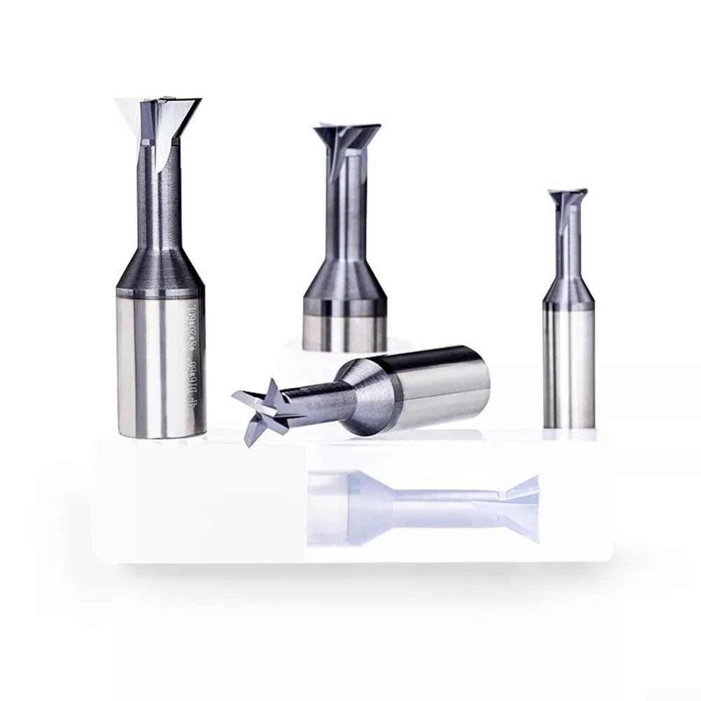 Fresa de cola de milano CNC de alto rendimiento de 6 mm, ángulo de 60 grados