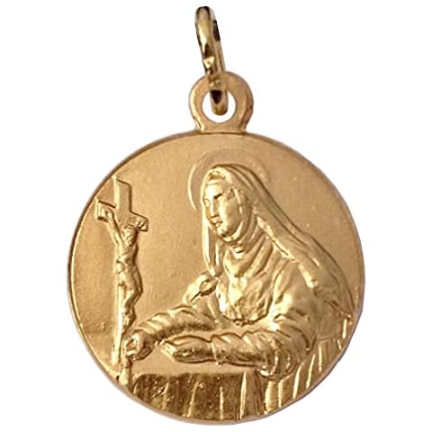 SAINT RITA FROM CASCIA MEDAL - THE PATRONESS OF LOST AND IMPOSSIBLE CAUSES - 100% MADE IN ITALY Cover