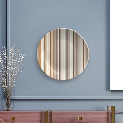 Plato Decorativo de Porcelana Blanca BTCOWZRV 7 pulgadas miniatura 5