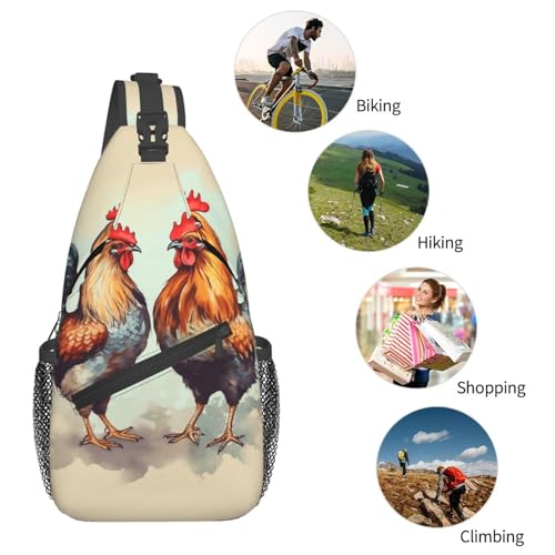 Mochila Cruzada Pequeña para Senderismo y Viaje miniatura 5