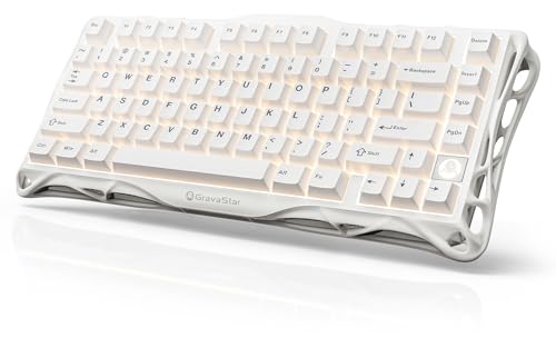 Amazon | GravaStar K1 Lite ゲーミングキーボード ワイヤレス 75