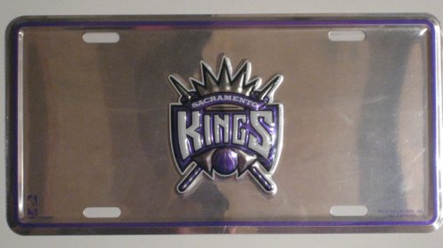 NBA Sacramento Kings Metal License Plate
