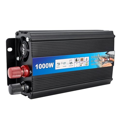 Convertisseur de puissance solaire 12v 1000w onduleur pour autonomie en camping car et maison
