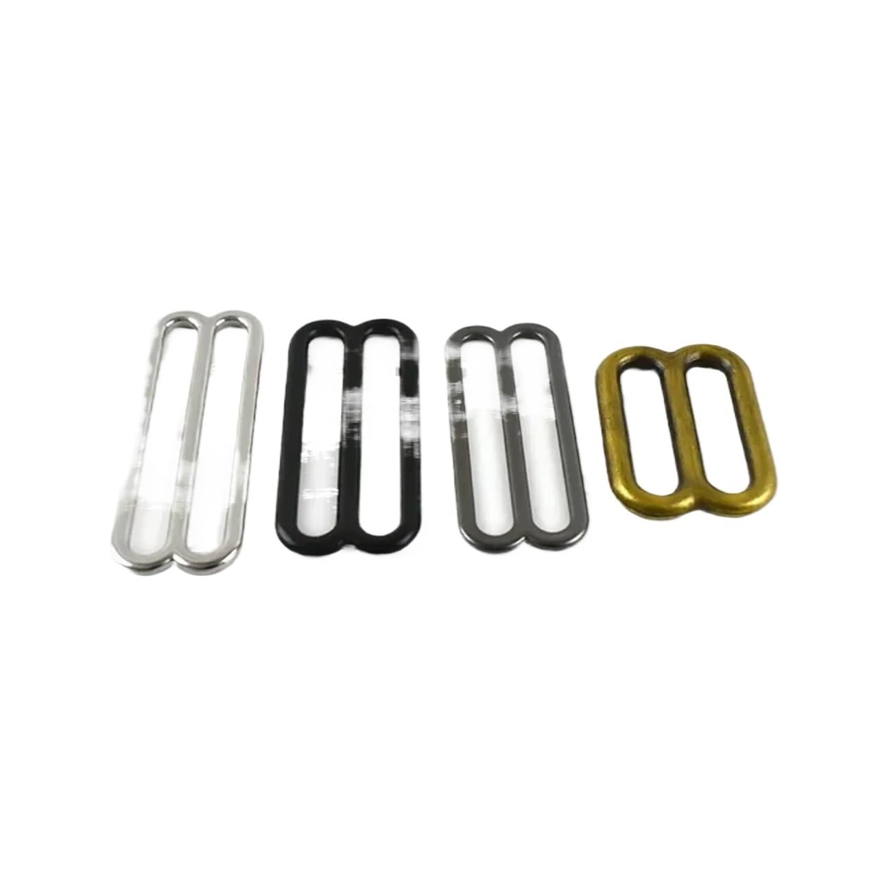 200 anillos de metal Tri-Glide de 6 a 50 mm, correa de brasier ajustable, cierre de ropa interior